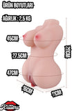 Cinsel Oyuncak Gerçekçi Boyutlarda Yeni Nesil Anal Vajinal Titreşimli Realistik Manken 2.5 Kg