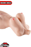 Sesli Titreşim Usb Şarjlı Anal Vajinal Isıtmalı 4.5 Kg 40 cm Ten Rengi Sex Doll Realistik Manken