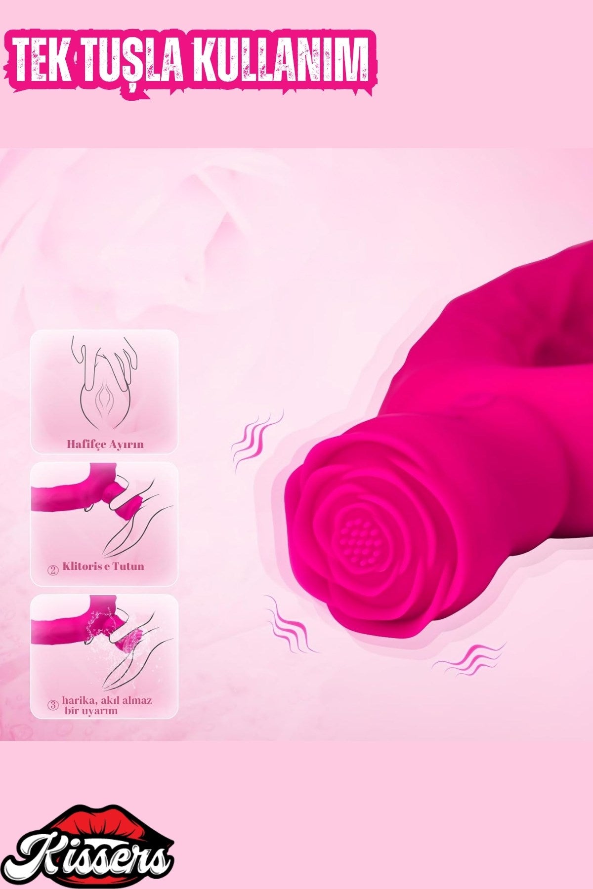 Çift Taraflı Güçlü Titreşimli Yumuşak Esnek Yapıda Çiftlere Özel Yapay Lezbiyen Penis Vibratör