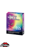 Sitabella Mens Size 555 Uyarıcı Prezervatif 12 Adet Özel Dokulu Lateks Kissers