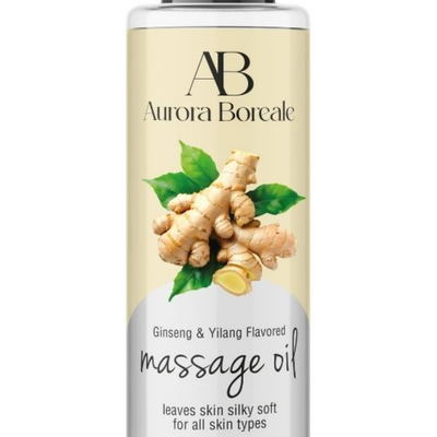 Aurora Boreale Ginseng Aromalı Masaj Yağı 150 ml Su Bazlı Rahatlatıcı Masaj Yağı