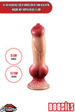 Ultra Gerçekçi Küçük Boy Realistik Kalın Köpek Dildo Penis 18 Cm