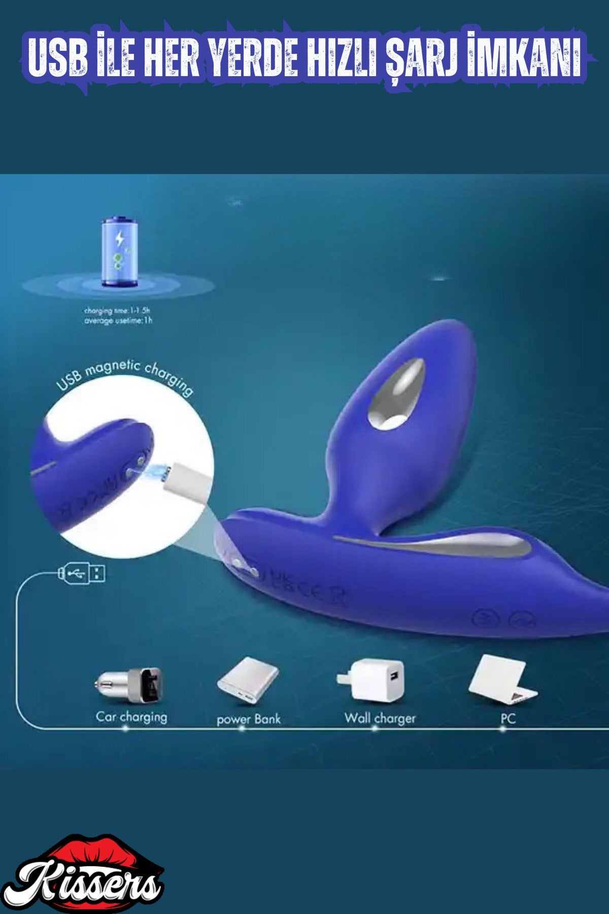 Penis Halkalı ve Şok Özellikli Anal Vibratör