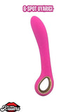Medikal Silikon Tutma Aparatlı G-Spot ve Anal Uyarıcı Çok Amaçlı Vibratör Pembe 19 Cm