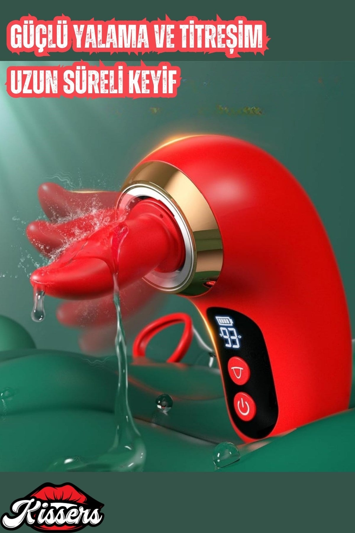 Telefon Kontrollü Emişli Titreşimli Dil Hareketli Göğüs Ve Vajina Başlıklı Vakum Vibratör