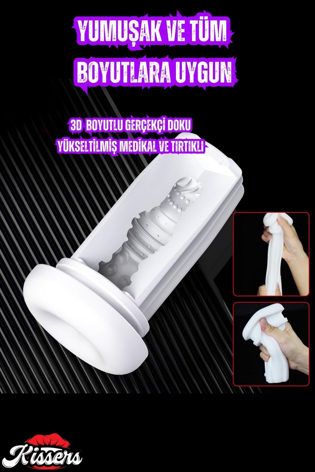 Akıllı Isıtmalı İnleme Sesli Emiş ve Titreşim Özellikli Suni Vajina Lcd Ekranlı Otomatik Mastürbatör