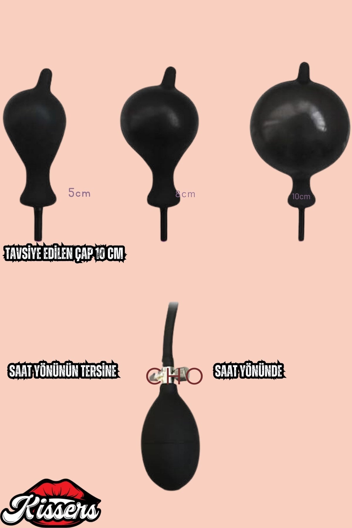 İnflatable Anal Plug Şişirilebilir Alıştırma Eğitimi Anal Genişletici Silikon Anal Butt Plug