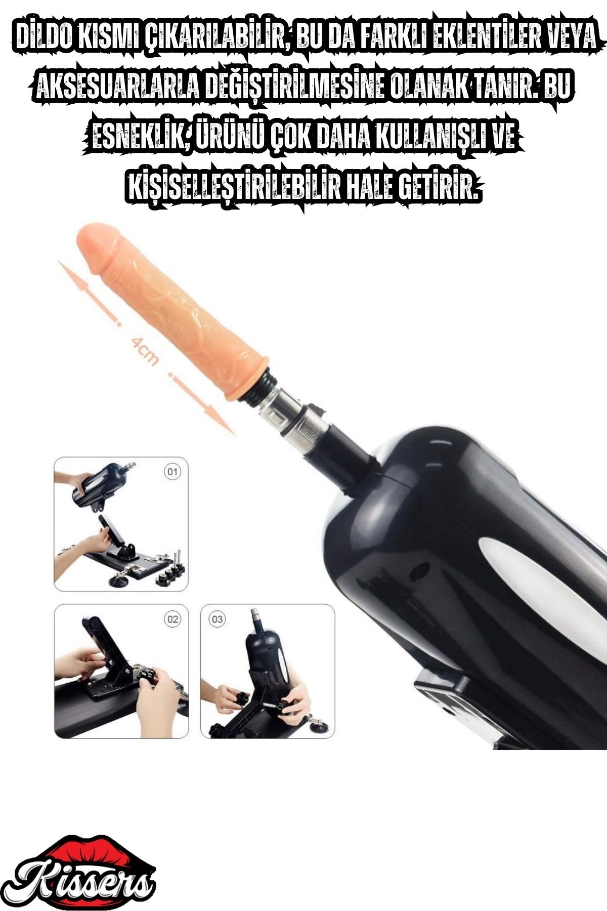 Geliştirilmiş Tam Otomatik Çıkar-Tak Teleskopik İleri Geri Hareketli Dildo Vibratör