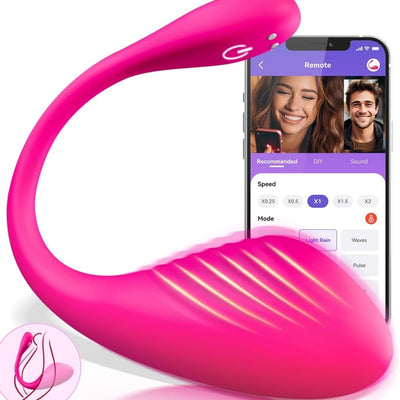 Telefon Kontrollü G Nokta ve Klitoris Uyarıcı Kilot İçi Giyilebilir Public Vibratör