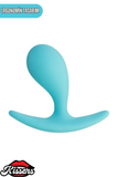 Blob Tutamaçlı Boğumlu Silikon Anal Plug 5,5 cm Mint Mavi Medikal Silikon