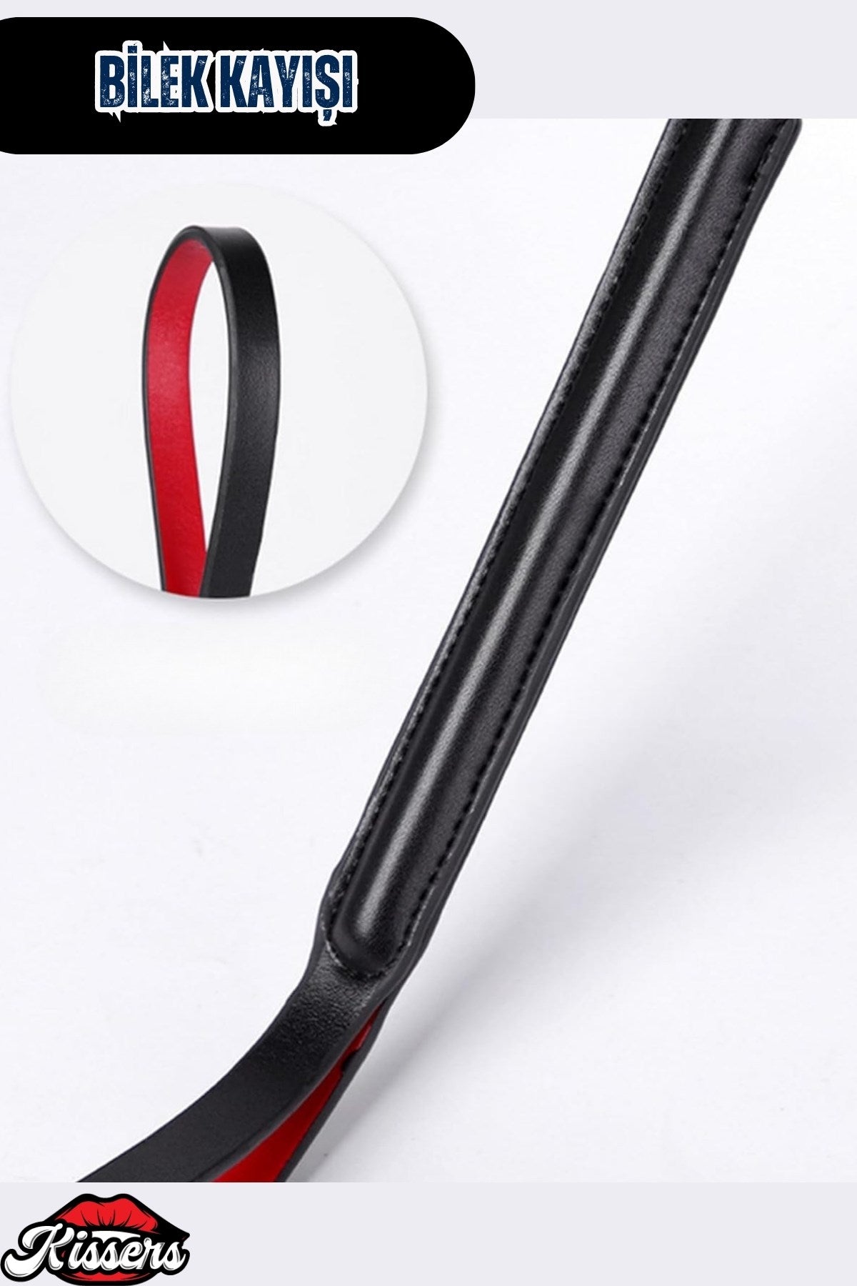 Bdsm Esnek Saplı Tutma Aparatlı Kalp Desenli At Kırbacı Deri Fantezi Kamçı Şaplak 64 Cm