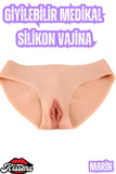 Medikal Silikon Gerçekçi Cilt Dostu Kalça Kaldırıcı Penis Gizleyici Yapay Giyilebilir Vajina