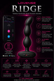Lovense Dünyanin Her Yerinden Kontrol Edilebilen Ridge Telefon Kontrollü Güçlü Titreşimli Anal Vibratör