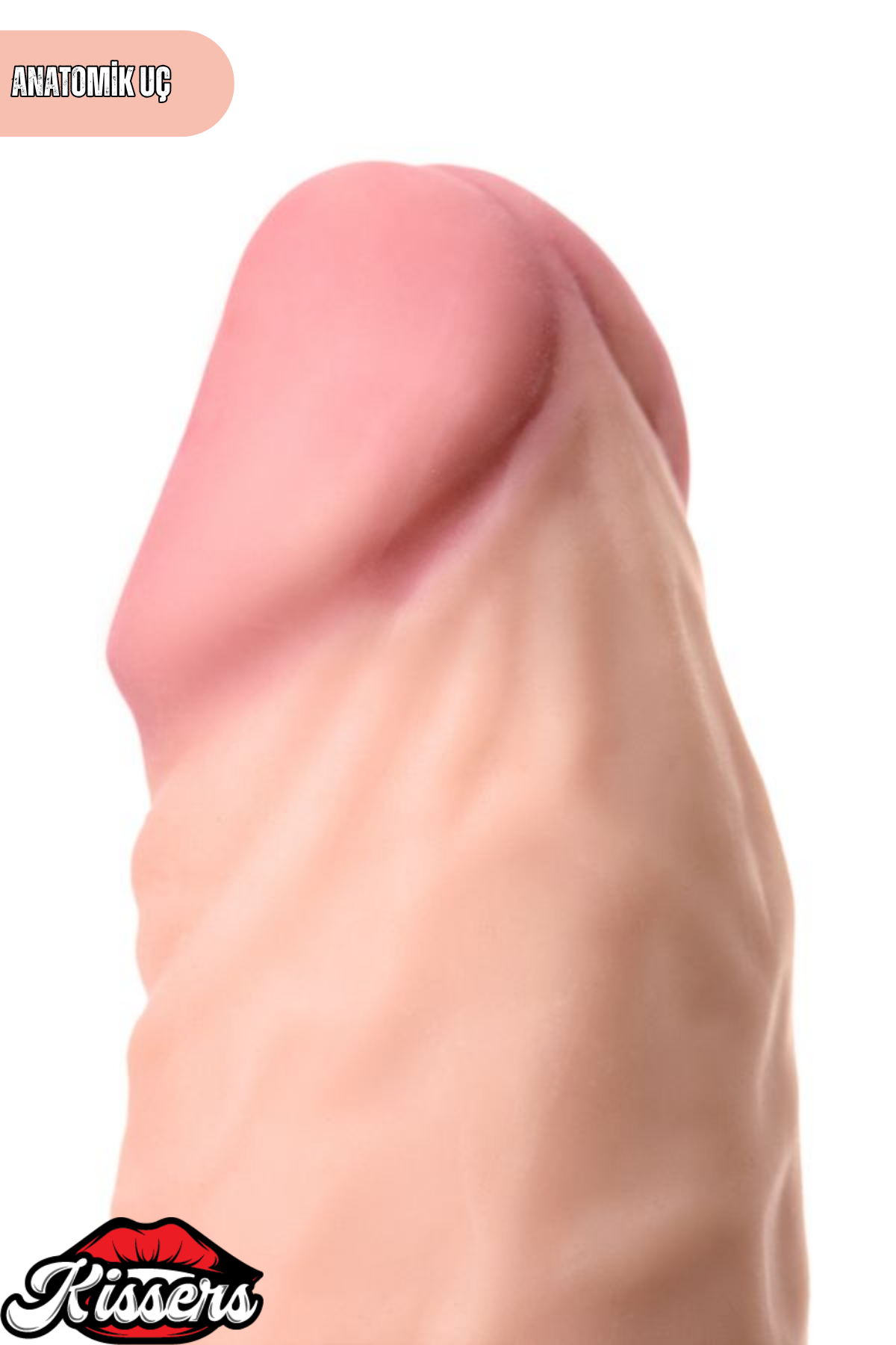 Gerçekçi Dokulu Titreşimli Yapay Penis Dildo 20 Cm Pil Çalışan Kademe Ayarlı TPE Vibratör