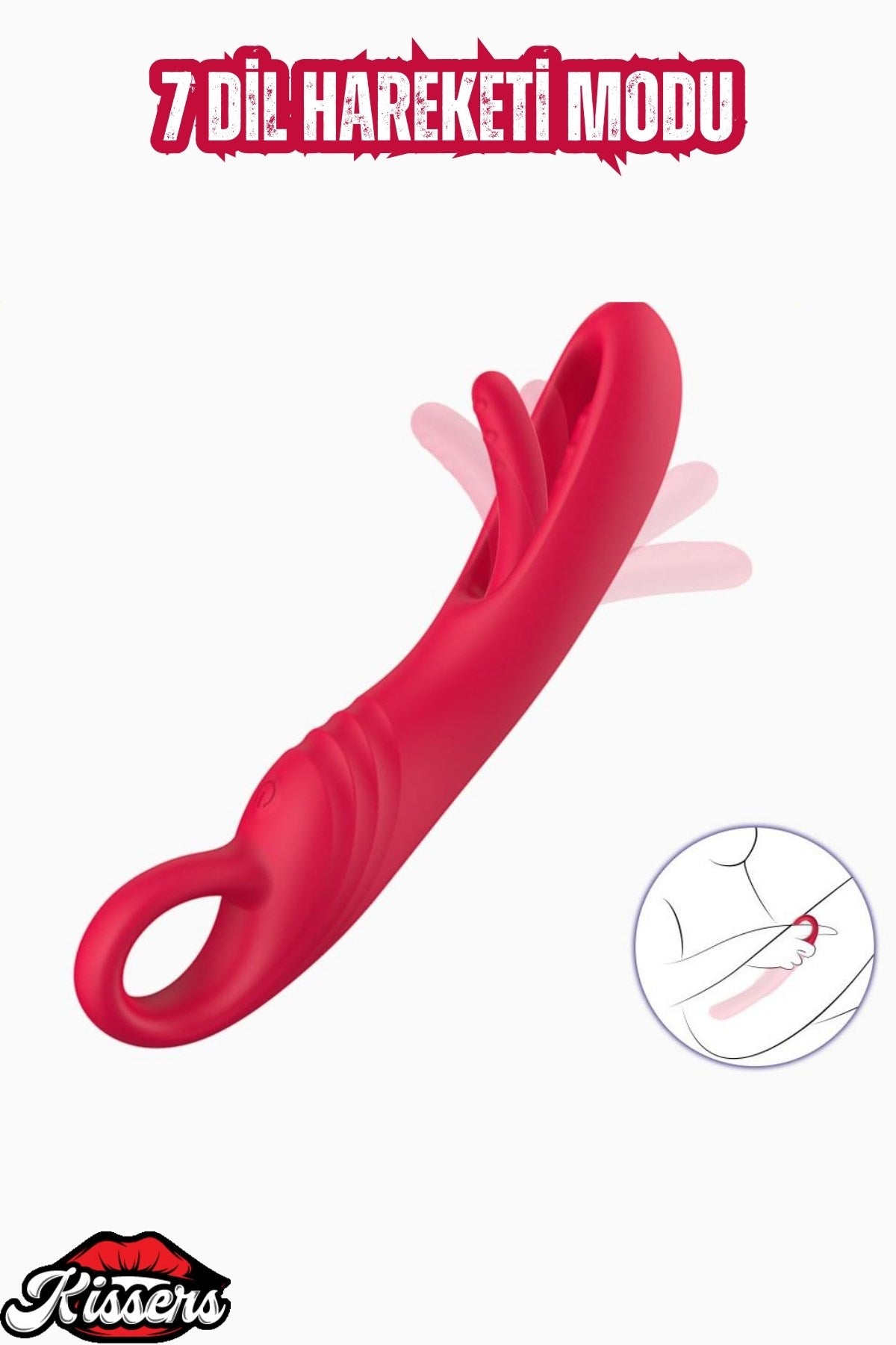 Manna Şarjlı Tutma Aparatlı Yeni Nesil Çırpma Hareketli Kavisli G Nokta Uyarıcı Vibratör