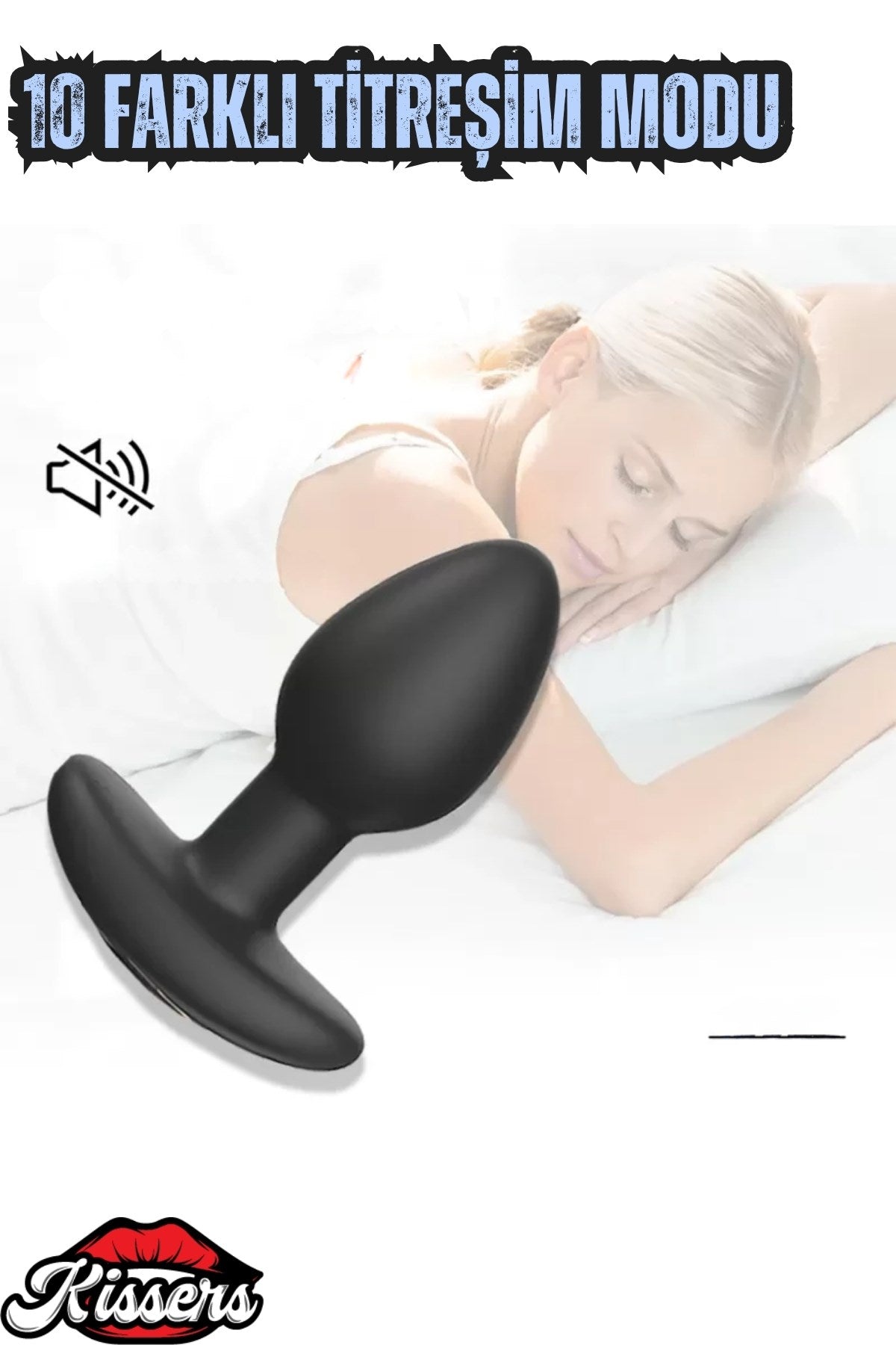 Kablosuz Kumandalı Titreşimli Silikon Anal Butt Plug Uyarıcılı Masaj Vibratör