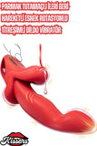 Parmak Tutamaçlı İleri Geri Hareketli Esnek Rotasyonlu Dudak Titreşimli Dildo Vibratör