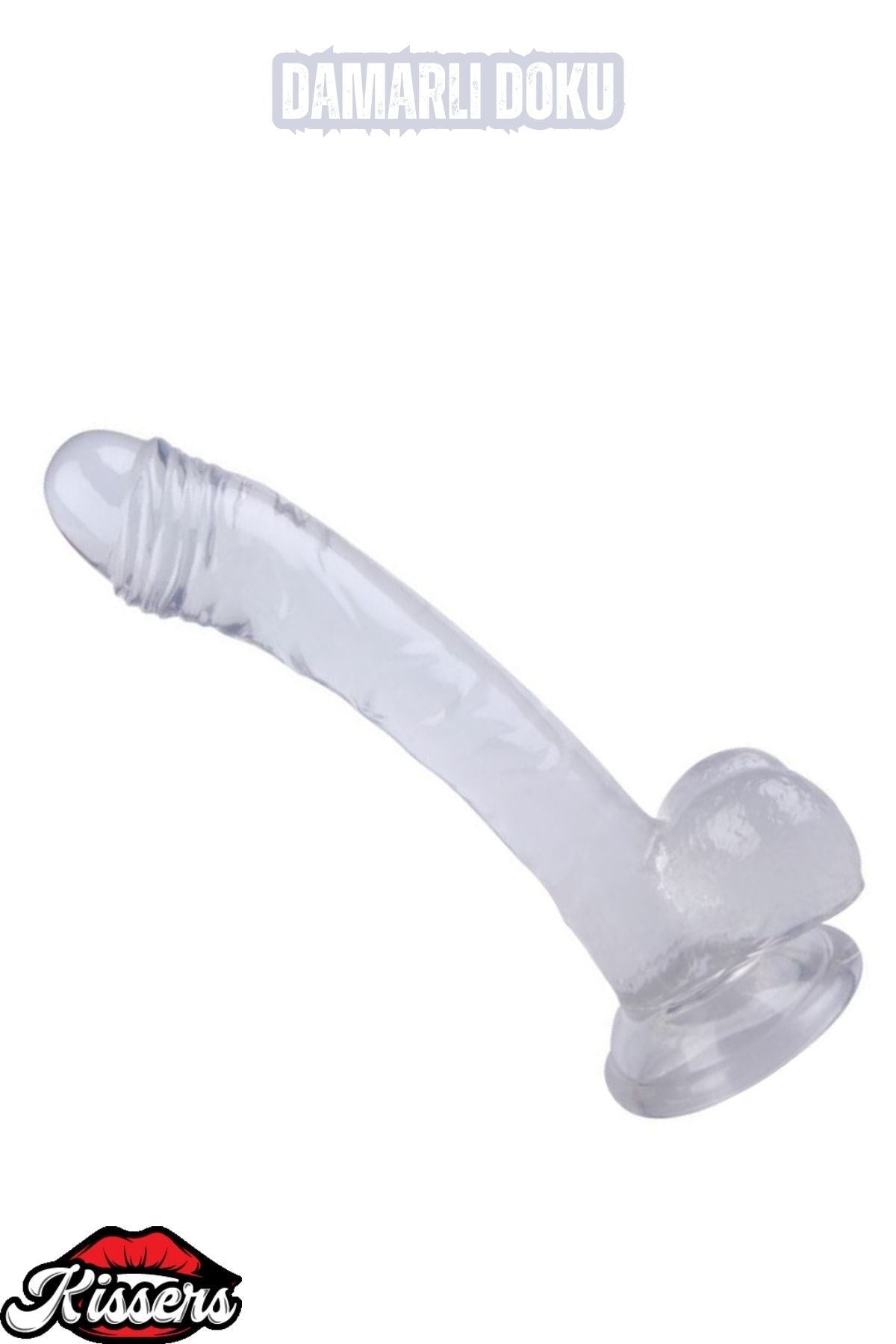 Ultra Realistik Damarlı Bükülebilir Vantuzlanabilir Jel Dokusunda Beyaz Dildo Penis 19 Cm