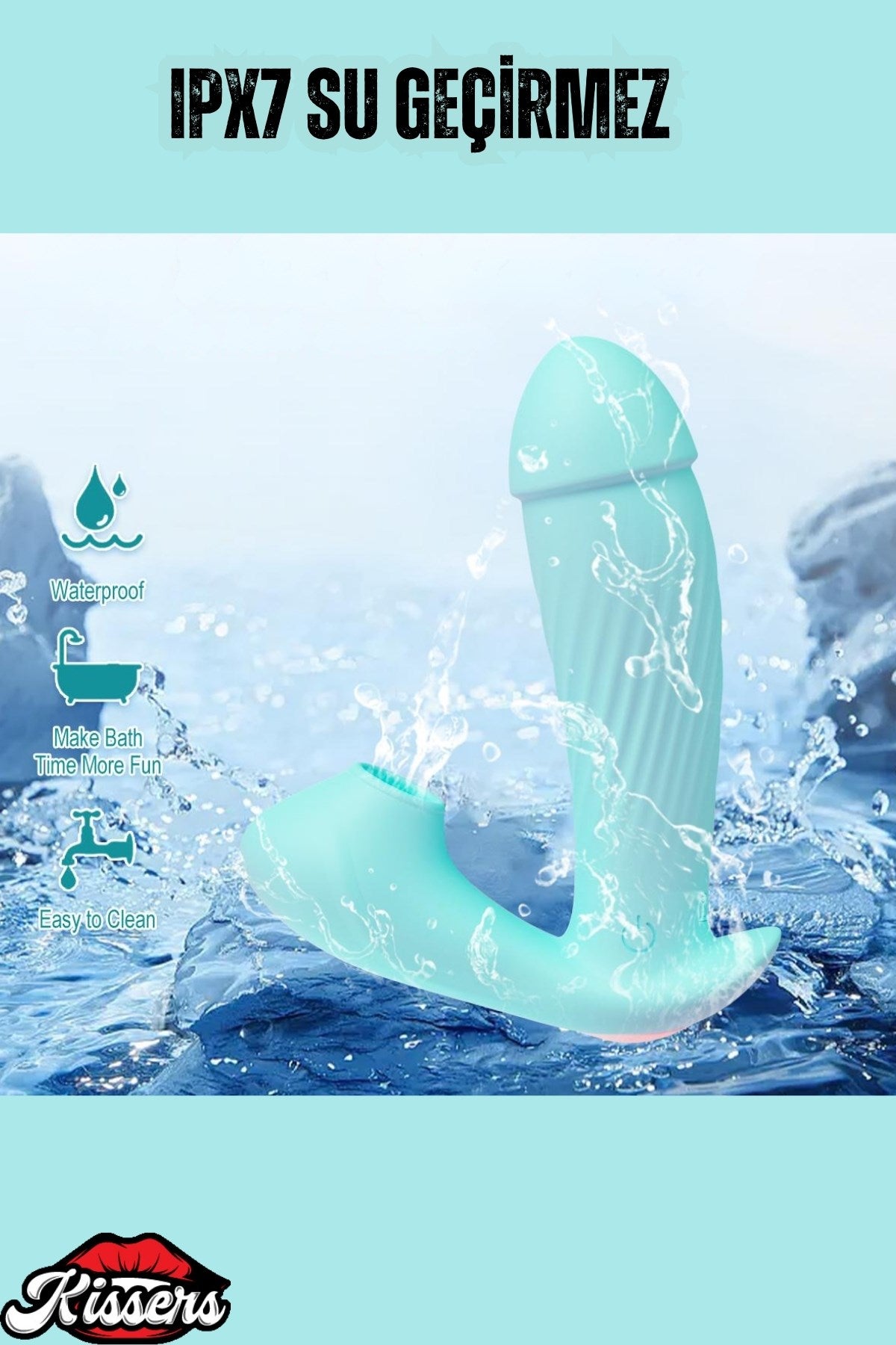 Telefon Kontrollü Emişli Isıtmalı Klitoris Emiş Uyarıcı Yapay Penis Giyilebilir Vibratör