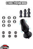 4 Farklı Başlıklı 8 Şişirme 6 Titreşim Modlu Şarjlı Şişirilebilir Anal Set