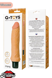 Gerçekçi Dokulu Titreşimli Yapay Penis Dildo 20 Cm Pil Çalışan Kademe Ayarlı TPE Vibratör