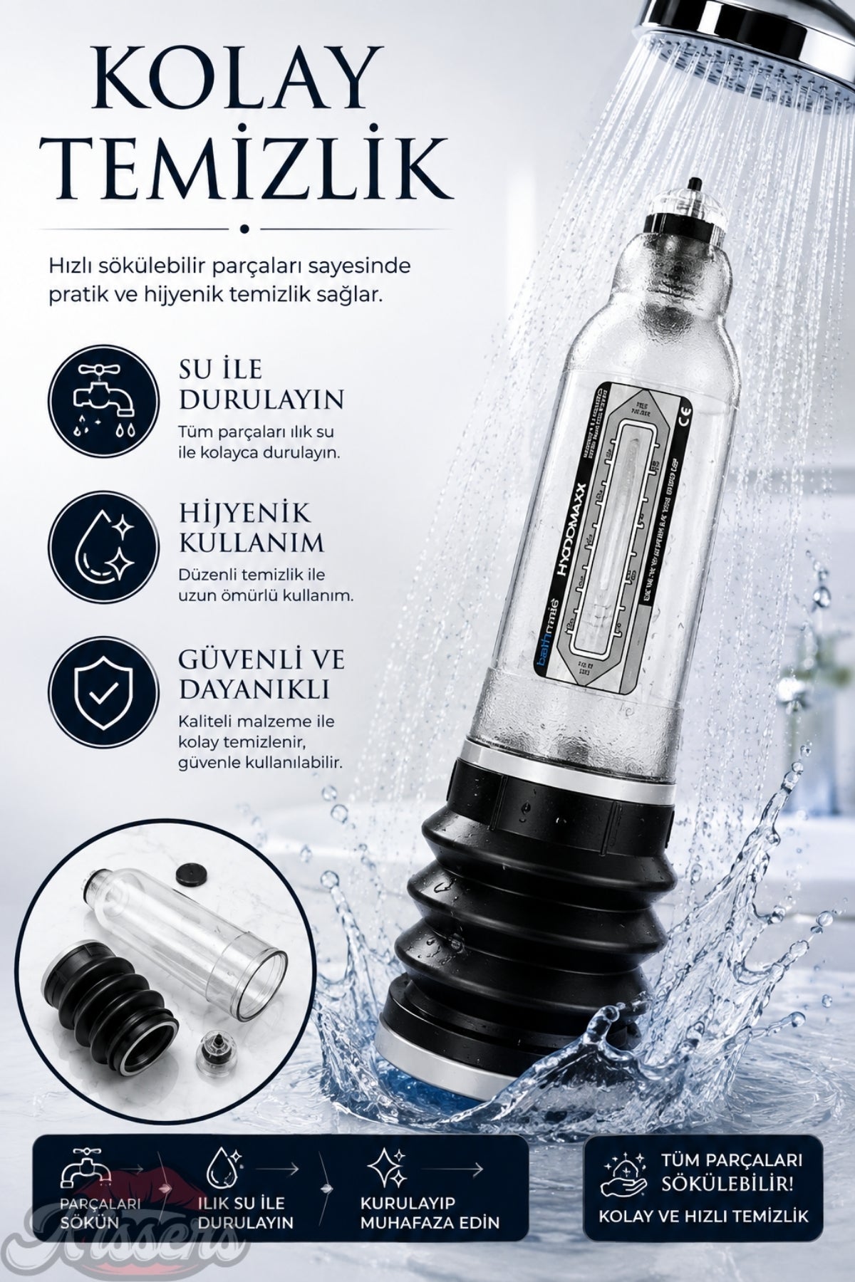 Bathmate  Etkili Ultra Güçlü Hidroponik Hydromax 5 Penis Pompası