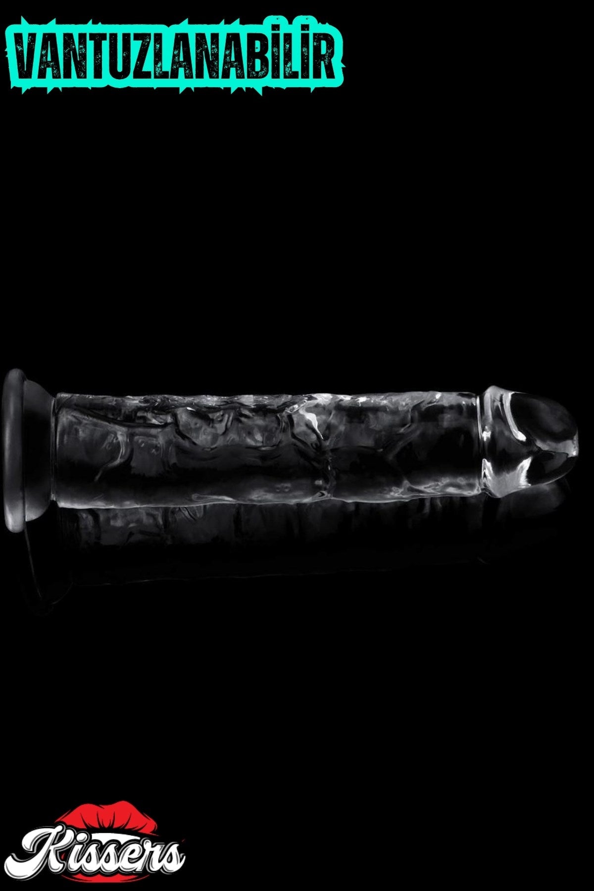 Yeni Nesil Cinsel Oyuncak Testissiz Şeffaf Jel Dokusunda Ultra Realistik Penis Dildo 19 Cm