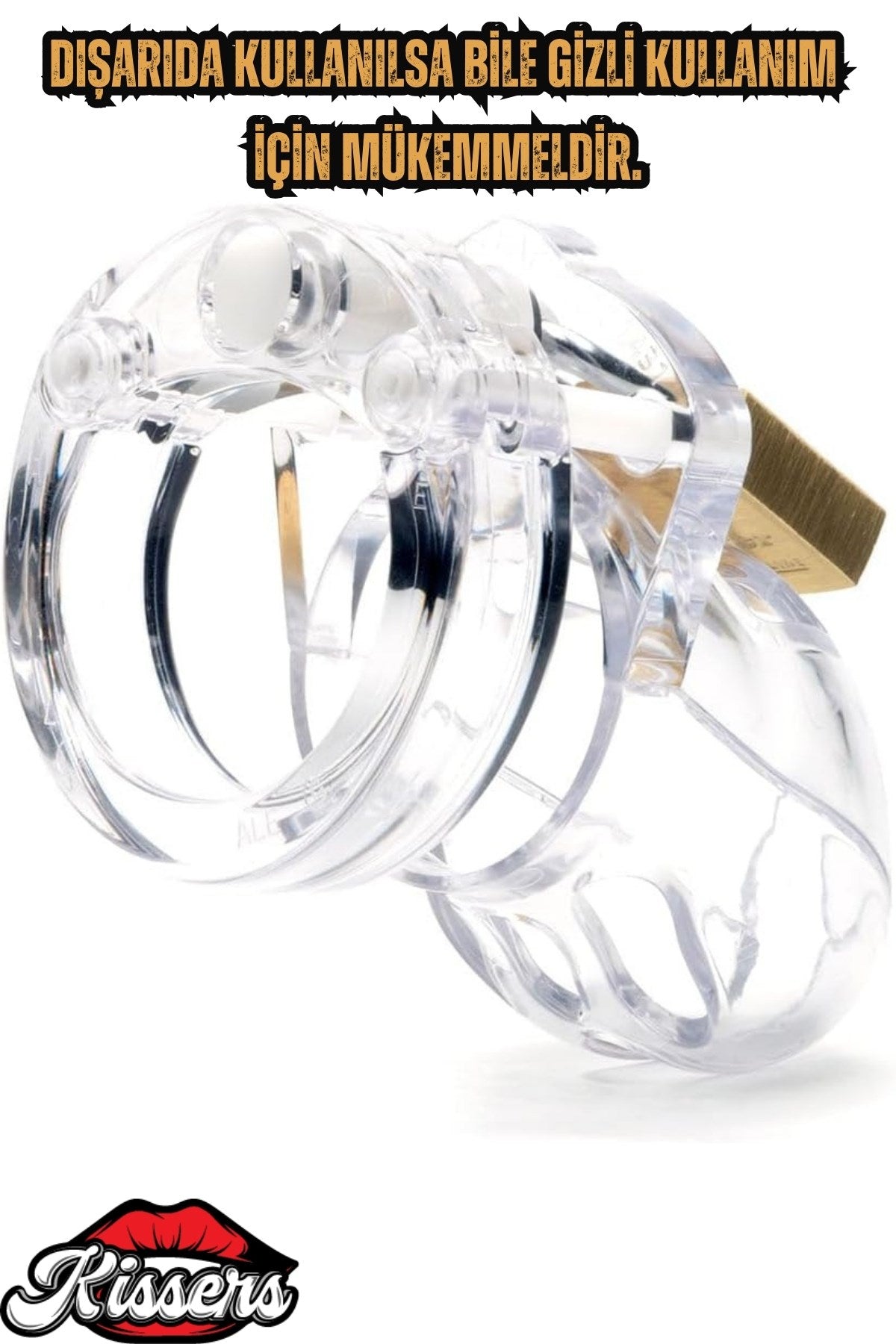 Bsdm Plastik Penis Kilidi Clear Chastity Cock Cage Bekaret Cihazı Şeffaf Penis Esaret Kafesi