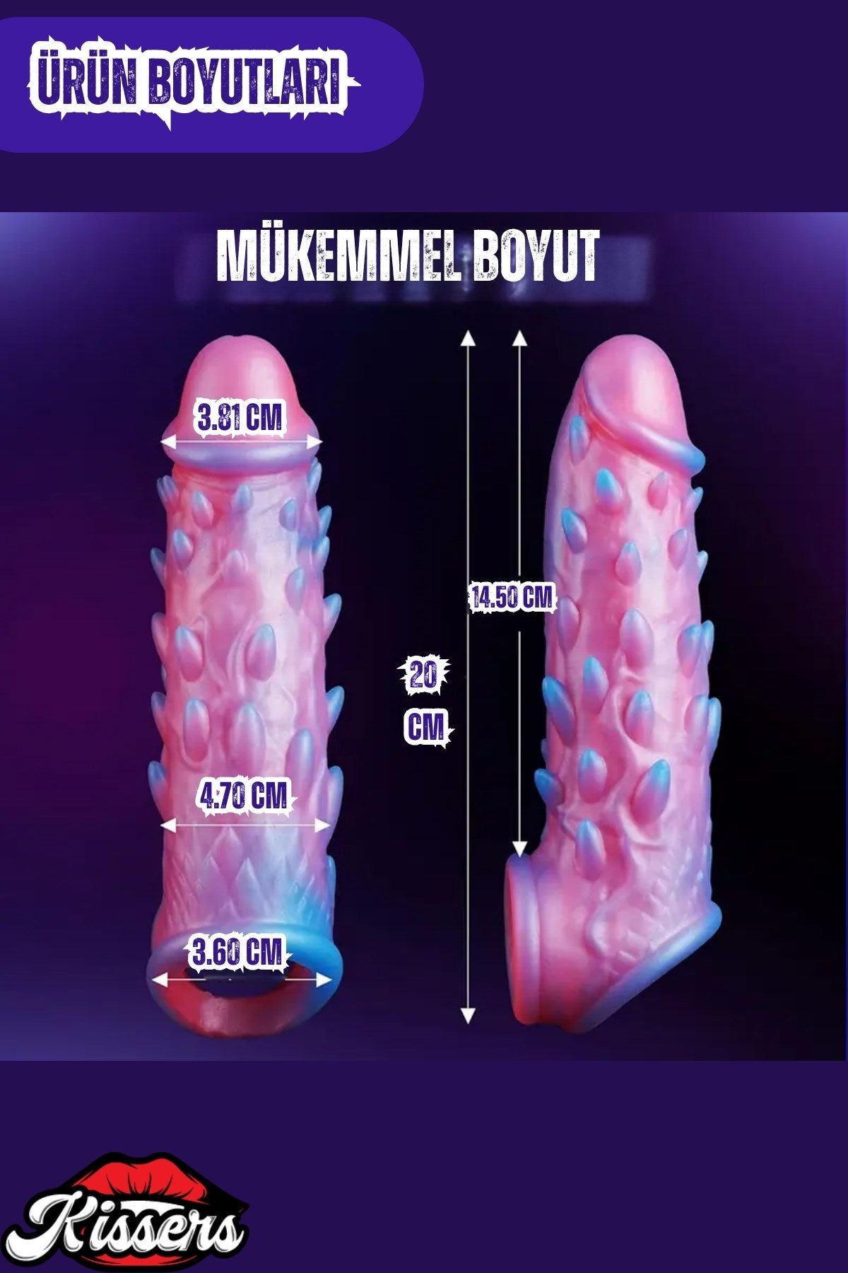 Realistik G Noktası Ve Klitoris Uyarıcılı Tırtıklı Testisli Monster Dragon Penis Kılıfı