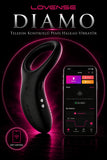 Lovense Dünyanin Her Yerinden Kontrol Edilebilen Diamo Telefon Kontrollü Güçlü Titreşimli Penis Halkası