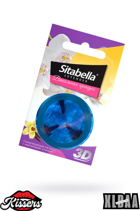 Sitabella 3D Vanilya Orkide Uyarıcı Prezervatif 12 Adet Dokulu Lateks Kissers