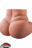 Gerçekçi Isıtmalı Titreşimli Realistik Çift Girişli Anal Vajinal Mastürbatör Manken Kalça 1.1 Kg