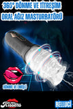 Cinsel Oyuncak Ultra Güçlü Titreşimli ve Dönme Rotasyonlu Şarjlı Otomatik Ağız Oral Mastürbatör