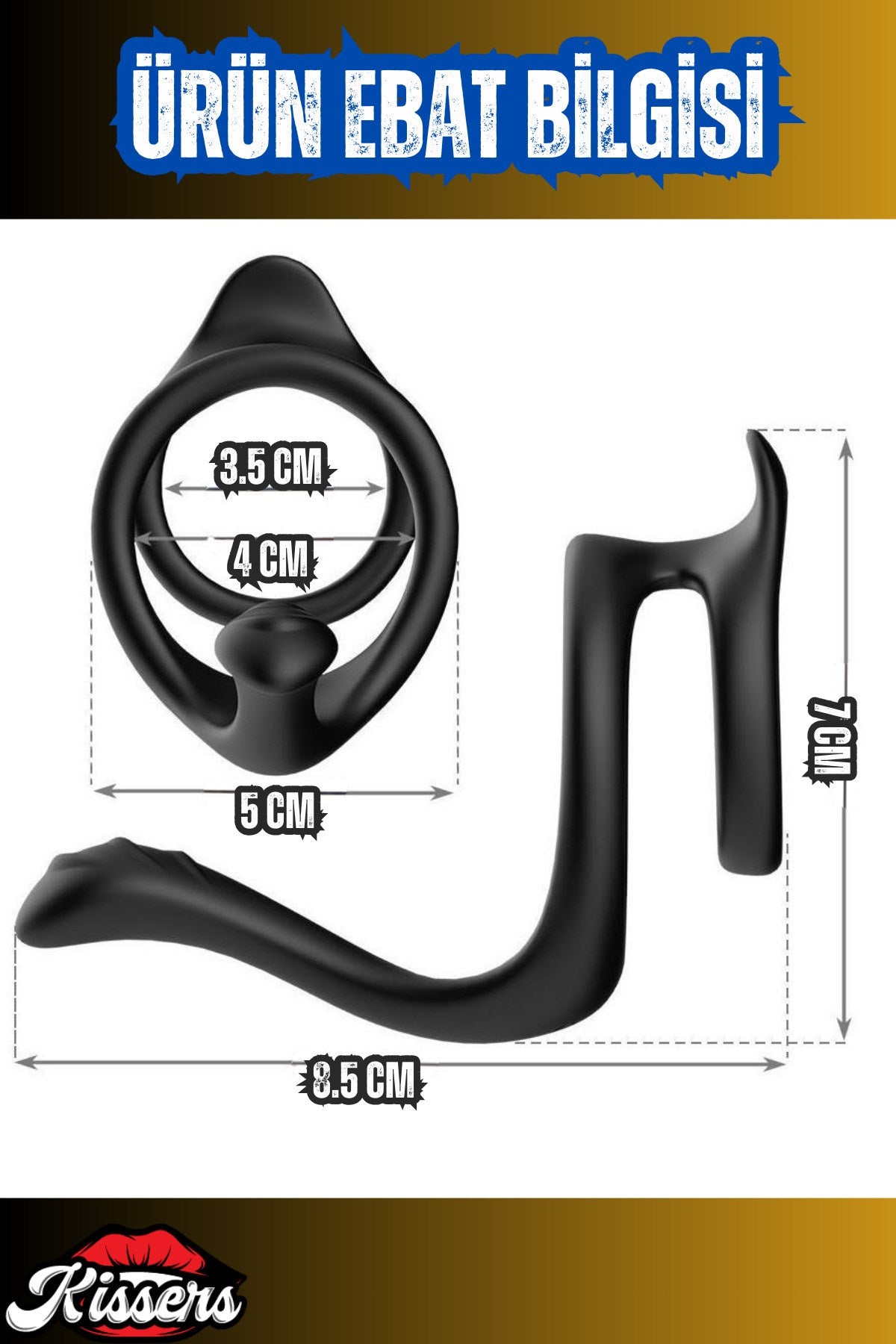 Tail Esnek ve Yumuşak Perine Uyarıcı Esnek Testis ve Penis Halkası