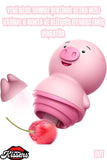 Yeni Nesil Domuz Şeklinde Ultra Hızlı Vajinal G Nokta ve Klitoris Uyarıcı Emiş Vibratör