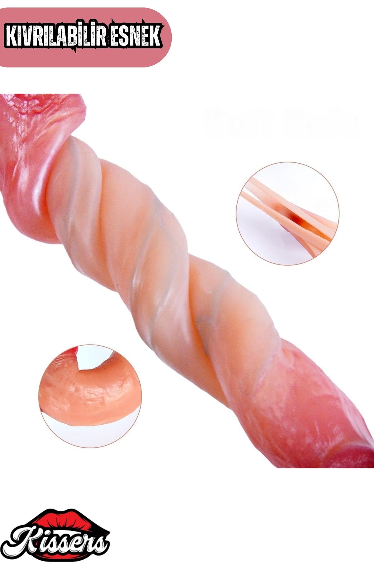 Giyilebilir Rahat Gerçekçi Dokuda İçi Boş Silikon Gerçekçi Belden Bağlamalı Kaymaz Penis Kılıfı