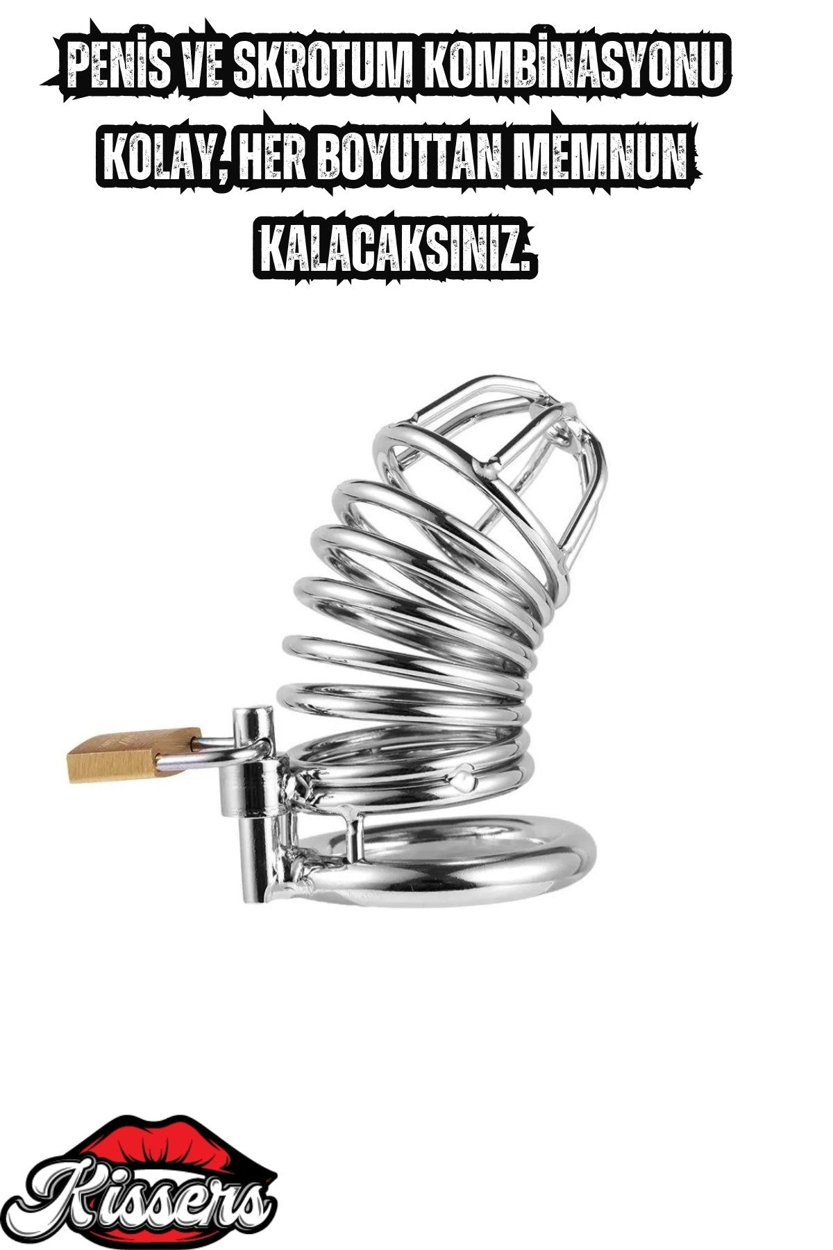 Bsdm Metal Penis Kilidi Chastity Cock Cage Erkek Bekaret Penis Kilidi Kilitlenebilir Esaret Kafesi