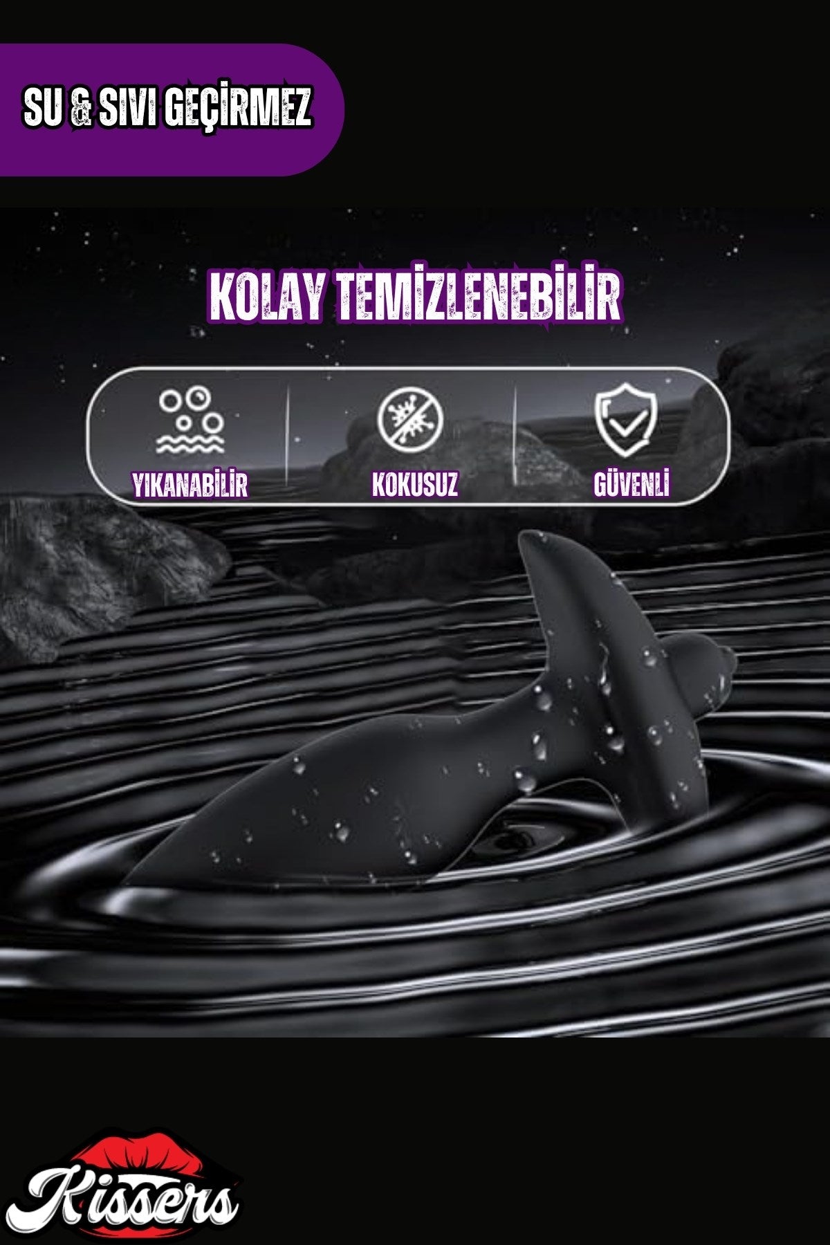 Özel Dokuda üçlü Titreşimli Prostat ve Anal Uyarıcı Vibratör Genişletici Açıcı Plug