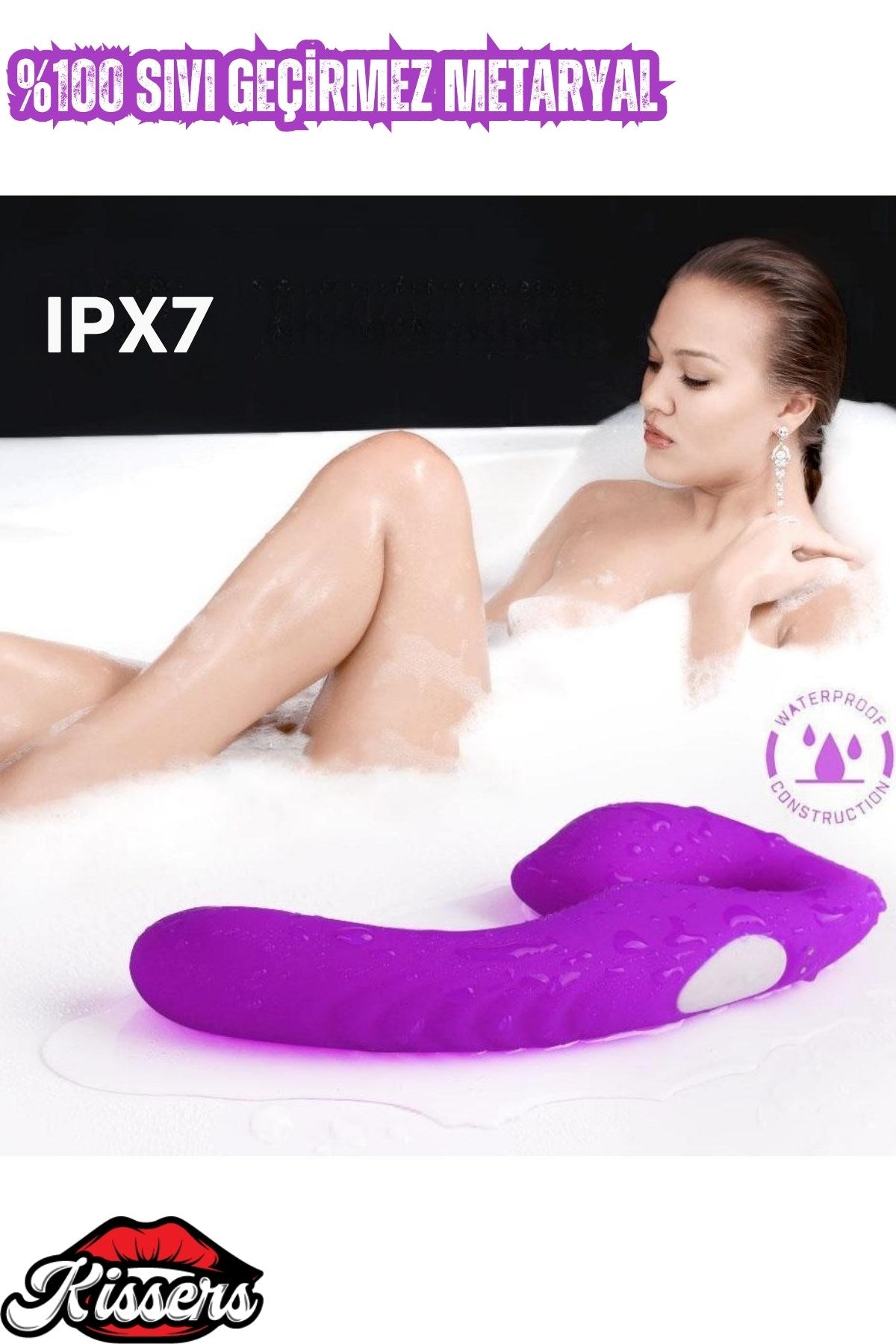 Titreşim Strapless Çift Taraflı Giyilebilir G Noktası Ve Klitoris Uyarıcılı Lezbiyen Vibratör