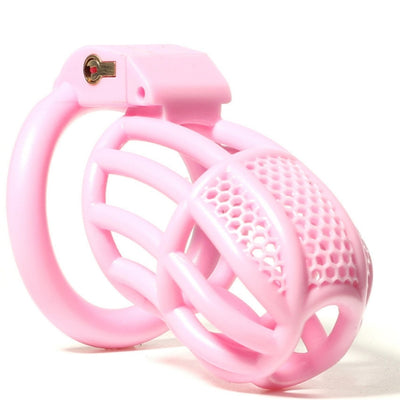 Bsdm Plastik Pembe Penis Kilidi Erkek Bekaret Cihazı Chastity Cock Cage Penis Esaret Kafesi