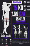 Gerçekçi Yapıda Yeni Nesil Evo İskelet Sistemli Sex Doll Realistik Manken Holly 15 Kg
