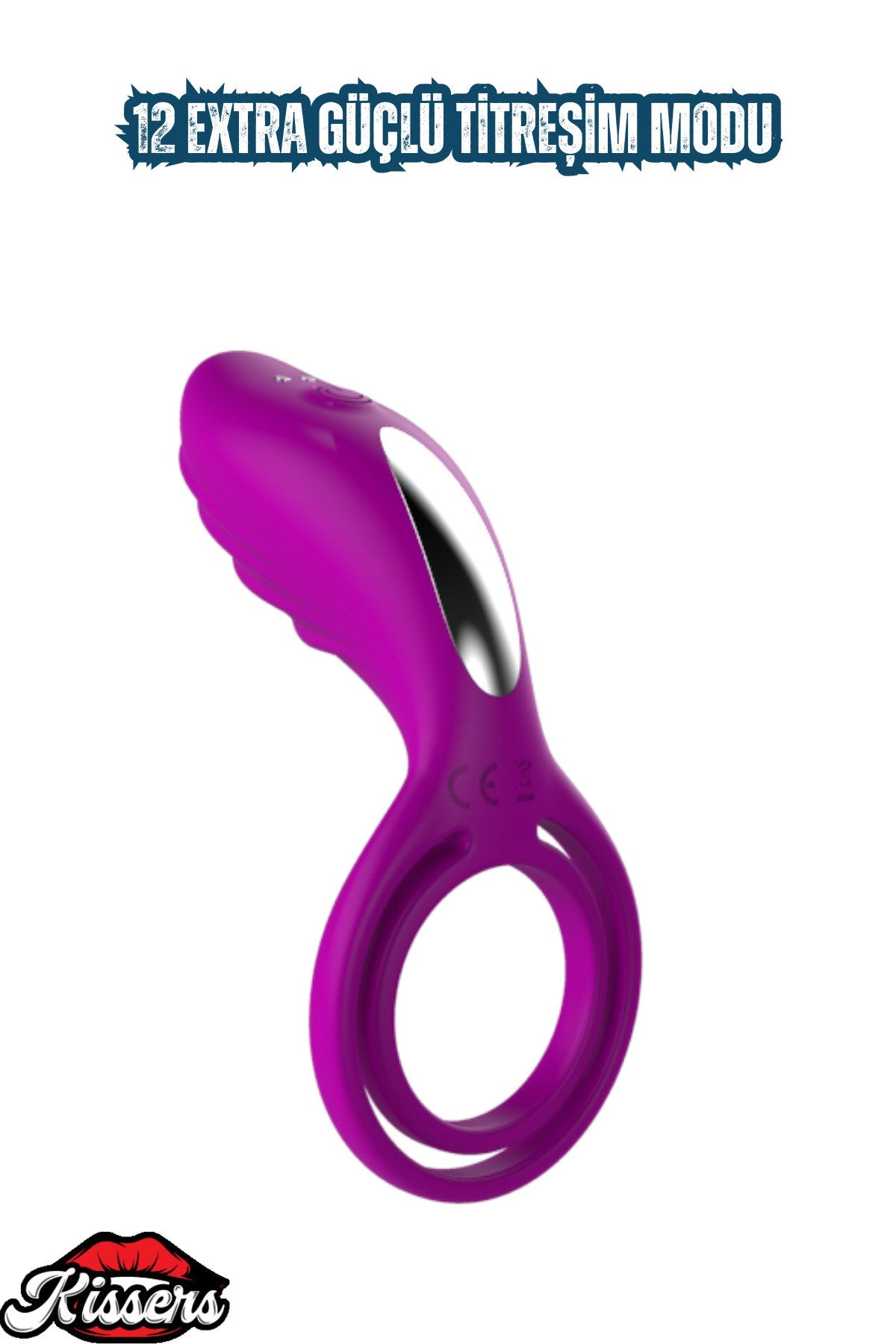 Uzaktan Kumandalı Ekstra Güçlü Klitoris Uyarıcılı Titreşimli Penis Halkası