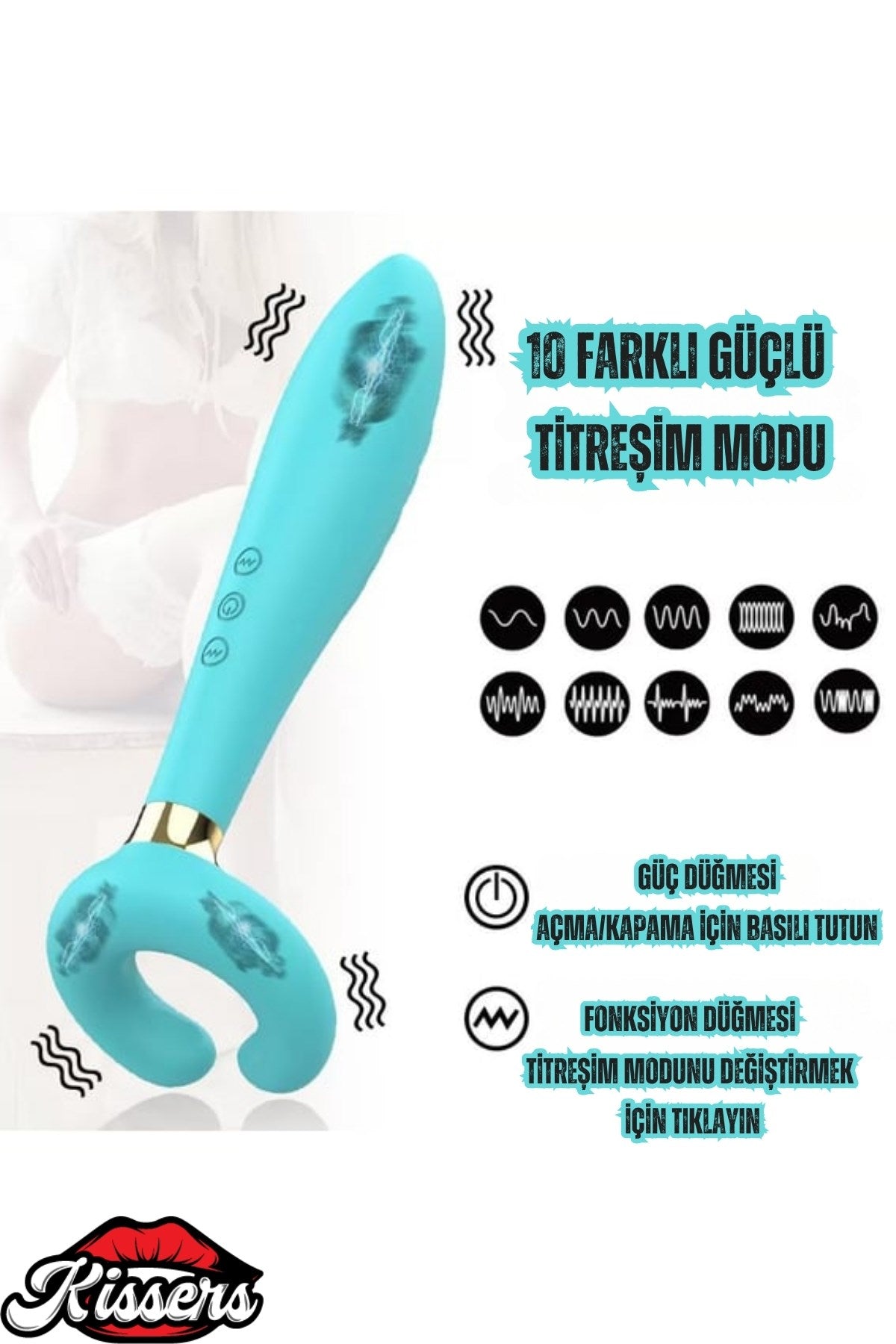 Çiftler ve Çeşitli Pozisyonlar İçin Çok Özellikli Çift Taraflı 3'ü 1 Arada Vibratör