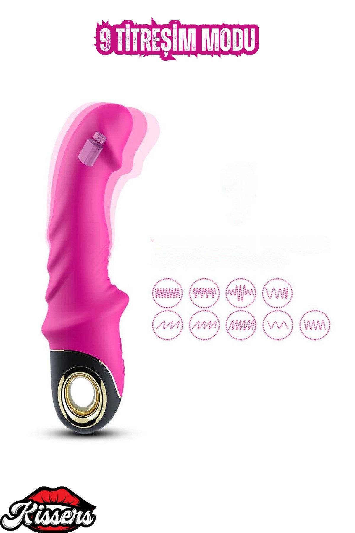 Esnek G Nokta ve Klitoris Uyarıcı Yapay Penis Anal Vajina Vibratör