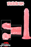 Cinsel Oyuncak Gerçekçi Jel Dokusunda Testissiz Vantuzlu Penis Dildo 21 Cm