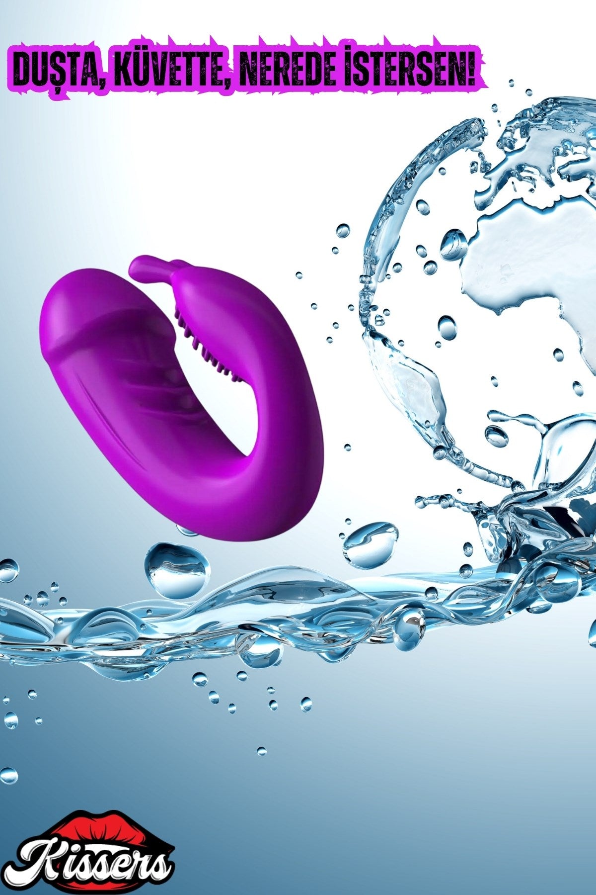 Kablosuz Kumandalı Şarjlı Tırtıklı Giyilebilir G Noktası Ve Klitoris Uyarıcılı 2 si 1 Arada Vibratör