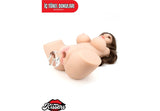 Yeni Nesil Anal Vajinal Oral Işlevli Isıtmalı Titreşimli Yarım Vucüt Realistik Manken 11 kg Julie