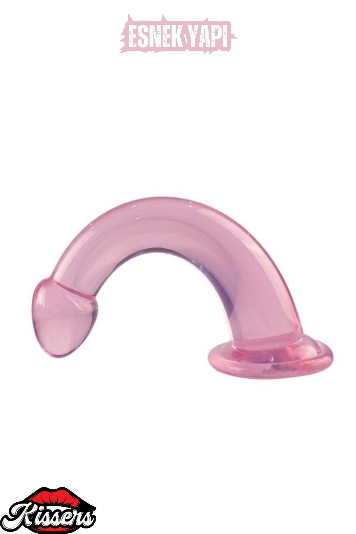 Ultra Realistik Damarlı Bükülebilir Vantuzlanabilir Jel Dokusunda pembe Dildo Penis 29.5 Cm