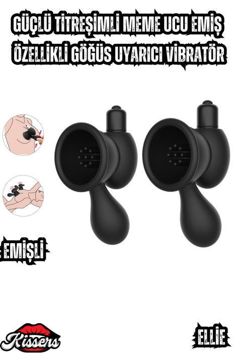 Cinsel Oyuncak Bobo Güçlü Titreşimli Meme Ucu Emiş Özellikli Göğüs Uyarıcı Vibratör