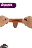 Ultra Realistik Damarlı Gerçekçi Görünüm Melez Renk Esnek Yapıda Penis Kılıfı 